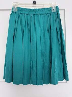 Granite Green Skirt Pleated Size 11